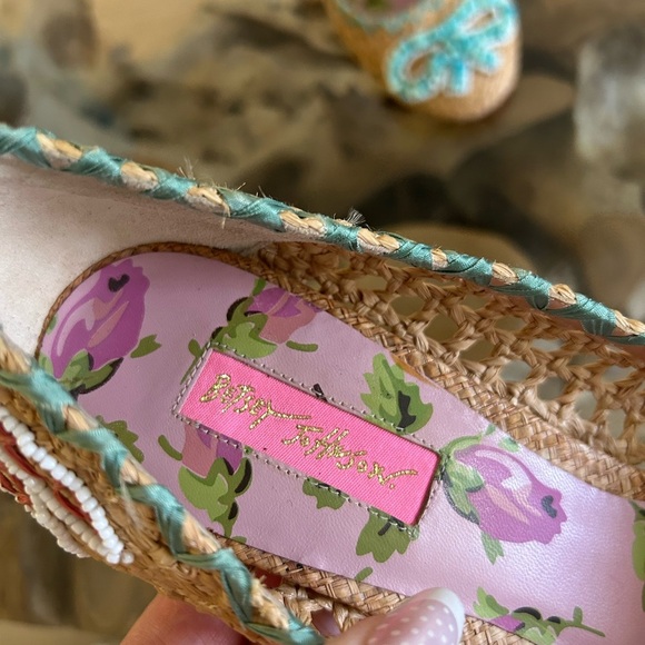 Betsey Johnston raffia heels - Picture 7 of 9
